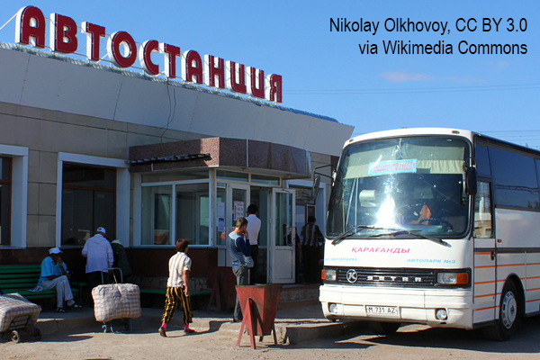 bus station in Kazakhstan